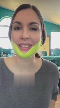Silky Honey cooling contour band — how it looks worn