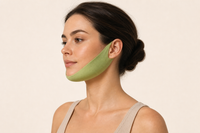 Silky Honey cooling contour band worn, side profile